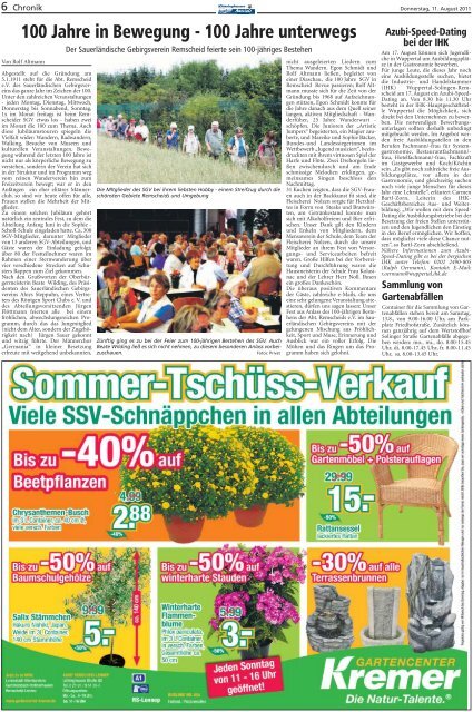 SOMMER 2011 - Lüttringhauser Anzeiger