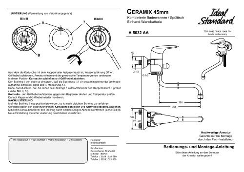 CERAMIX 45mm - Ideal Standard