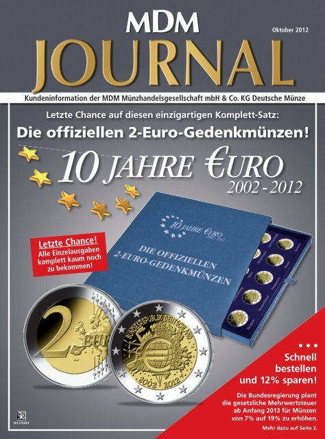 Die offiziellen 2-Euro-Gedenkmünzen! - MDM ...