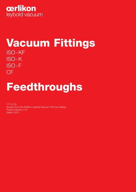 Vacuum Fittings Feedthroughs - Vacuum Products Canada Inc.