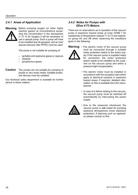 Leybold D65BCS, D40BCS, Instruction Manual - Ideal Vacuum ...