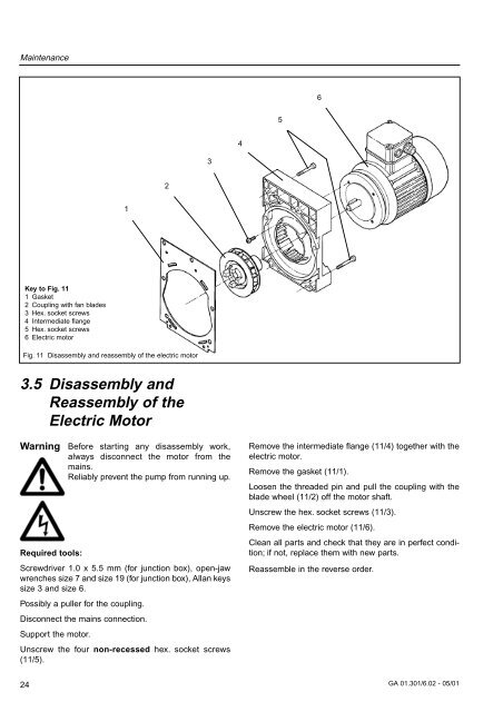 Leybold D65BCS, D40BCS, Instruction Manual - Ideal Vacuum ...