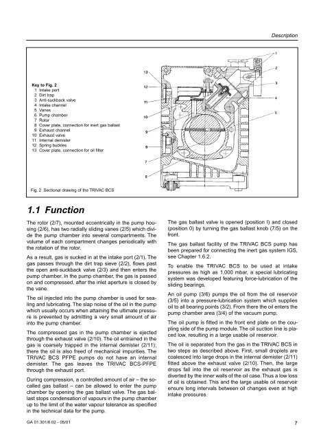 Leybold D65BCS, D40BCS, Instruction Manual - Ideal Vacuum ...