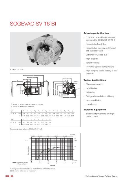 SOGEVAC Rotary Vane Vacuum Pumps.pdf - Ideal Vacuum Products