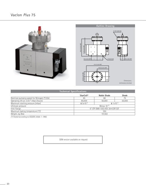 Ion Pumps Varian, Inc. Vacuum Technologies - Ideal Vacuum Products