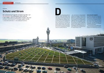 GrÃ¼ndach: Flughafen Schiphol bei Amsterdam ... - Dachbaumagazin