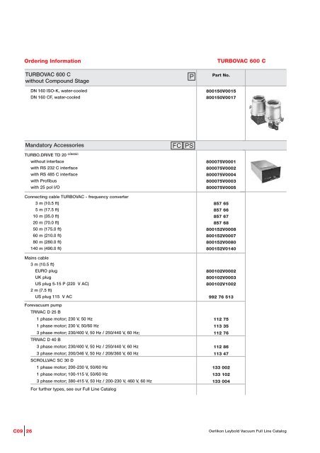 Turbovac and mag - Ideal Vacuum Products