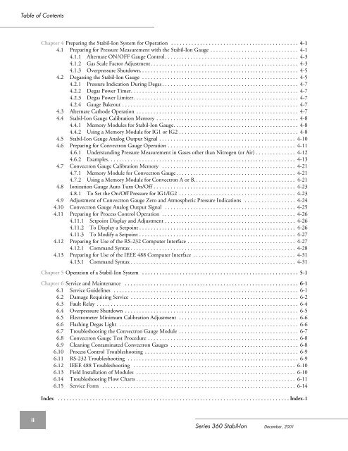 Series 360, Granville-Phillips, Stabil-Ion, Ionization, Vacuum ...