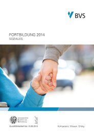 FORTBILDUNG 2014 - Bayerische Verwaltungsschule