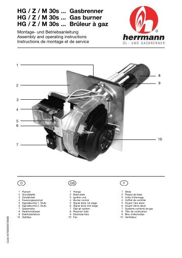 Notice d'utilisation (4.1 MB) - Herrmann Burners