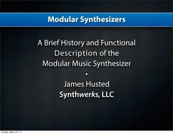Modular Synthesizers