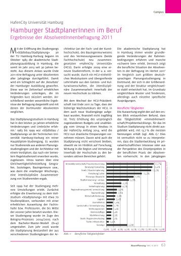Hamburger StadtplanerInnen im Beruf - HafenCity UniversitÃ¤t ...