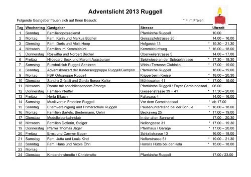 Aktion Adventslicht GÃ¶nn Dir Zeit, um zu trÃ¤umen â€“ es ist der Weg zu ...