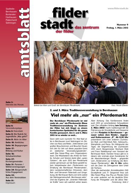 Amtsblatt KW 9.pdf - Stadt Filderstadt