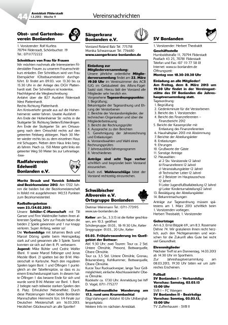 Amtsblatt KW 9.pdf - Stadt Filderstadt