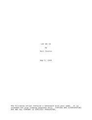 Title Page - FISH HEAD NUMBERED SCRIPT.fdr - Movie Cultists