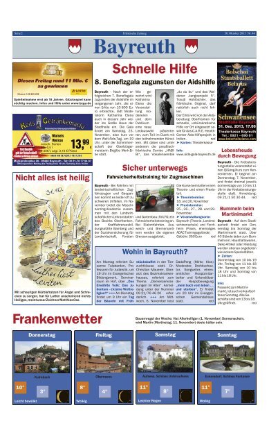 Bayreuth - E-Paper - FrÃ¤nkische Zeitung