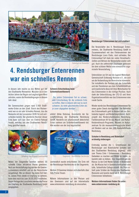 Ausgabe 3/2013 - Stadtwerke Rendsburg