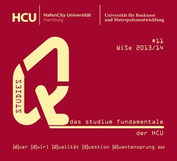 Q-Semesterprogramm - HafenCity UniversitÃ¤t Hamburg