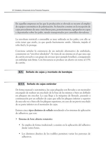 embalado y almacenado de los productos pesqueros - Ideaspropias ...