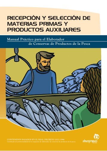 recepciÃ³n y selecciÃ³n de materias primas y productos auxiliares