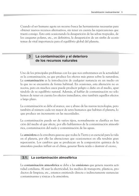 SENSIBILIZACIÃN MEDIOAMBIENTAL - Ideaspropias Editorial