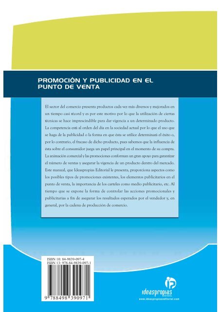 promociÃ³n y publicidad en el punto de venta - Ideaspropias Editorial