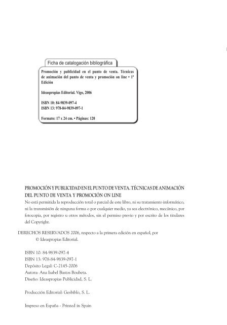 promociÃ³n y publicidad en el punto de venta - Ideaspropias Editorial