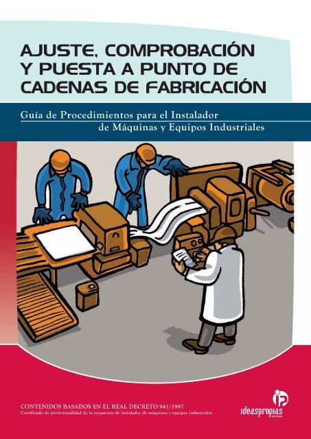 ajuste, comprobaciÃ³n y puesta a punto de cadenas de fabricaciÃ³n