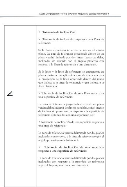 ajuste, comprobaciÃ³n y puesta a punto de mÃ¡quinas y equipos