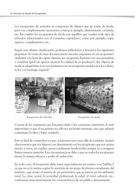 TÃCNICAS DE DISEÃO DE ESCAPARATES - Ideaspropias Editorial