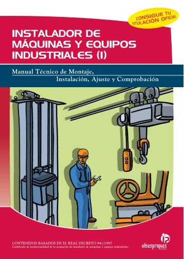 instalador de mÃ¡quinas y equipos industriales - Ideaspropias Editorial