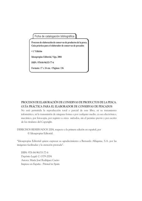 procesos de elaboraciÃ³n de conservas de productos de la pesca