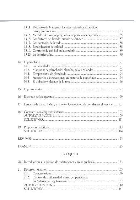 limpieza y puesta a punto de habitaciones y Ã¡reas de pisos