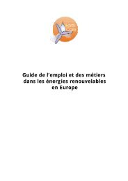 Guide de l'emploi et des métiers dans les énergies renouvelables ...