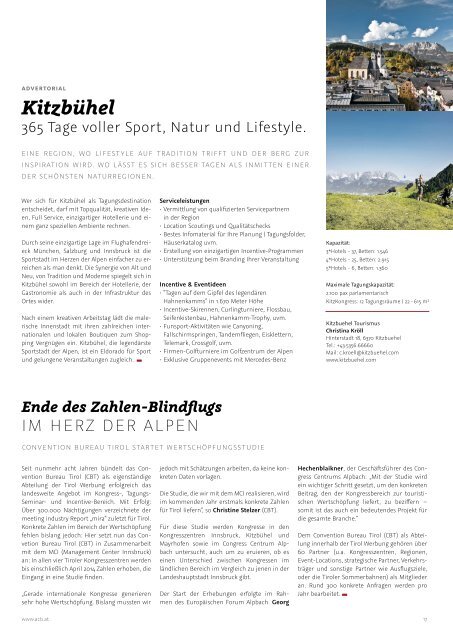 Werfen Sie gleich einen Blick in das Magazin - Austrian Convention ...