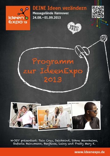Programm zur IdeenExpo 2013
