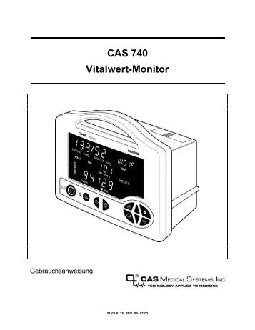 CAS 740 Vitalwert-Monitor