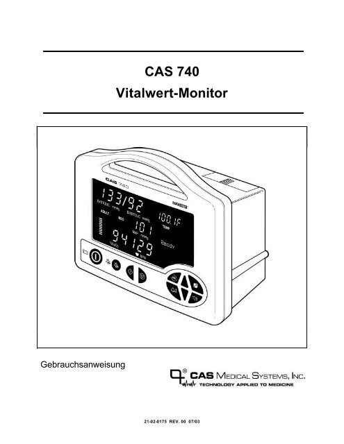 CAS 740 Vitalwert-Monitor
