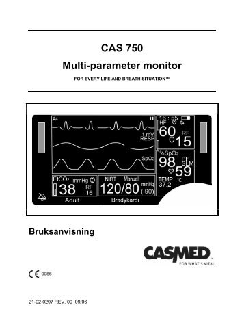 CAS 750 Multi-parameter monitor