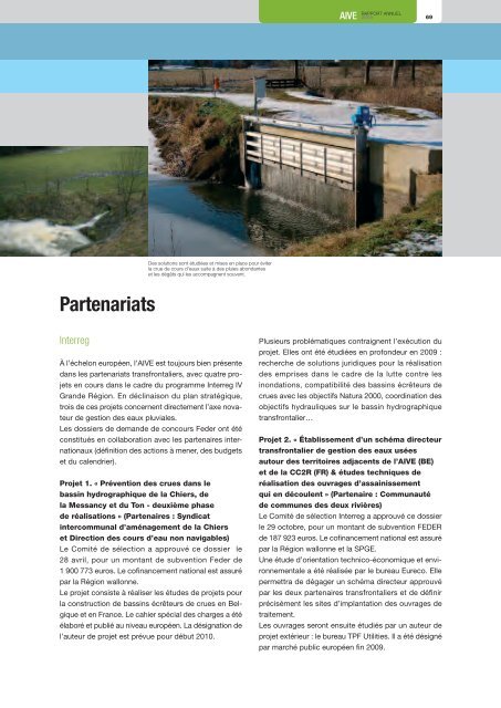 Rapport d'activitÃ©s 2009 partie 2 (PDF) - Idelux