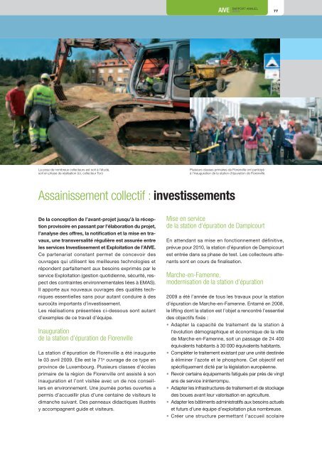 Rapport d'activitÃ©s 2009 partie 2 (PDF) - Idelux