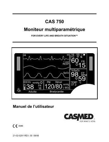 CAS 750 Moniteur multiparamÃ©trique