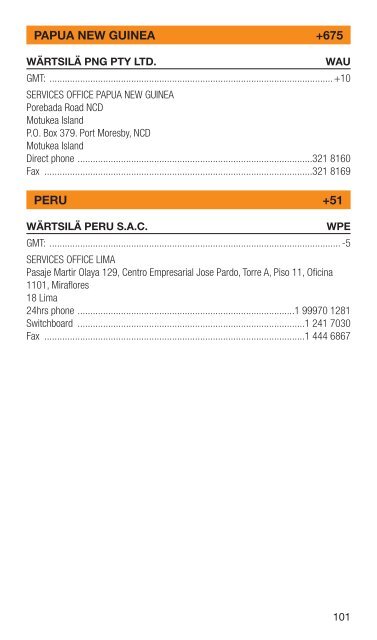 SERVICES PRODUCT CATALOGUE