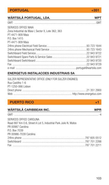 SERVICES PRODUCT CATALOGUE