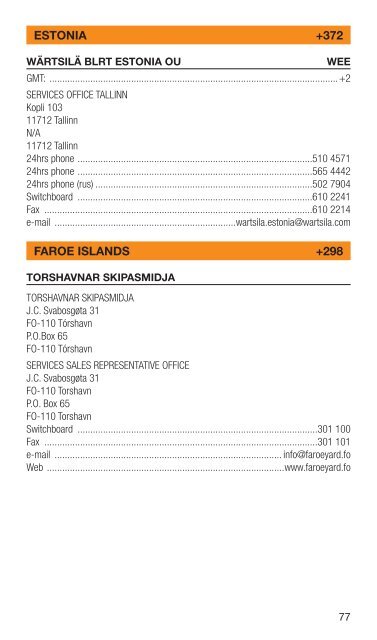 SERVICES PRODUCT CATALOGUE