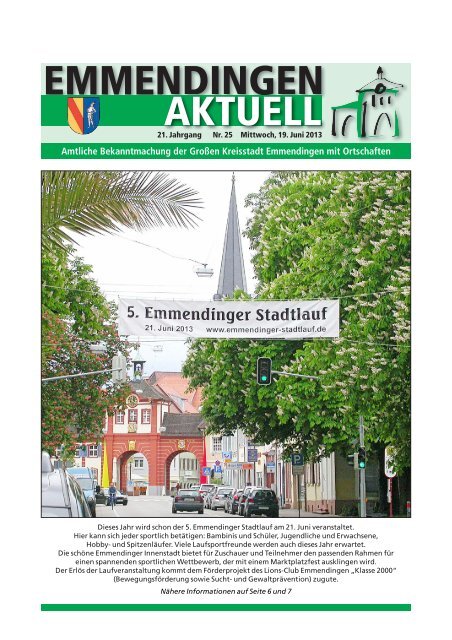 EMMENDINGEN AKTUELL - Stadt Emmendingen