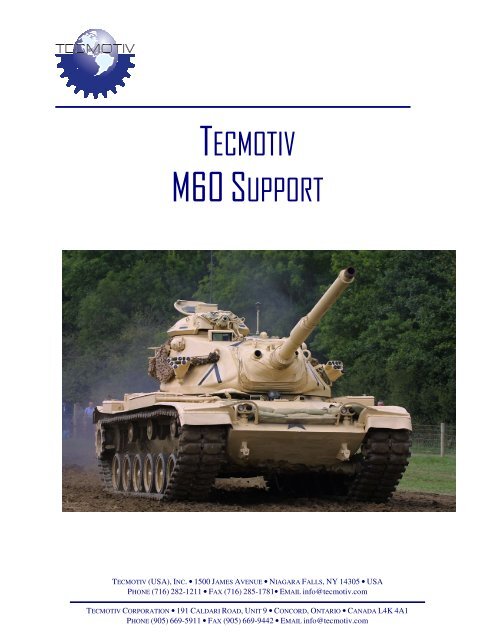 TECMOTIV M60SUPPORT