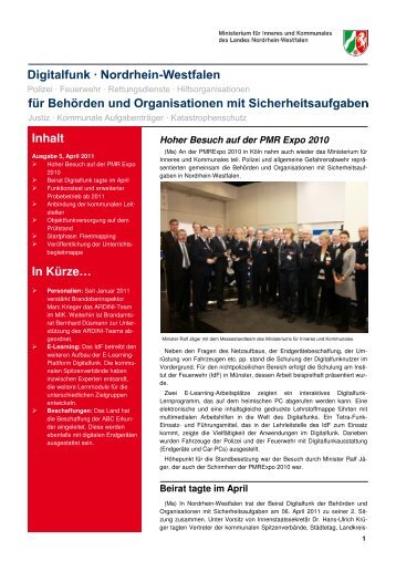 ardini-newsletter 05 - Institut der Feuerwehr Nordrhein-Westfalen