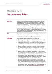 Module IV-4 Les personnes Ã¢gÃ©es - International Diabetes Federation